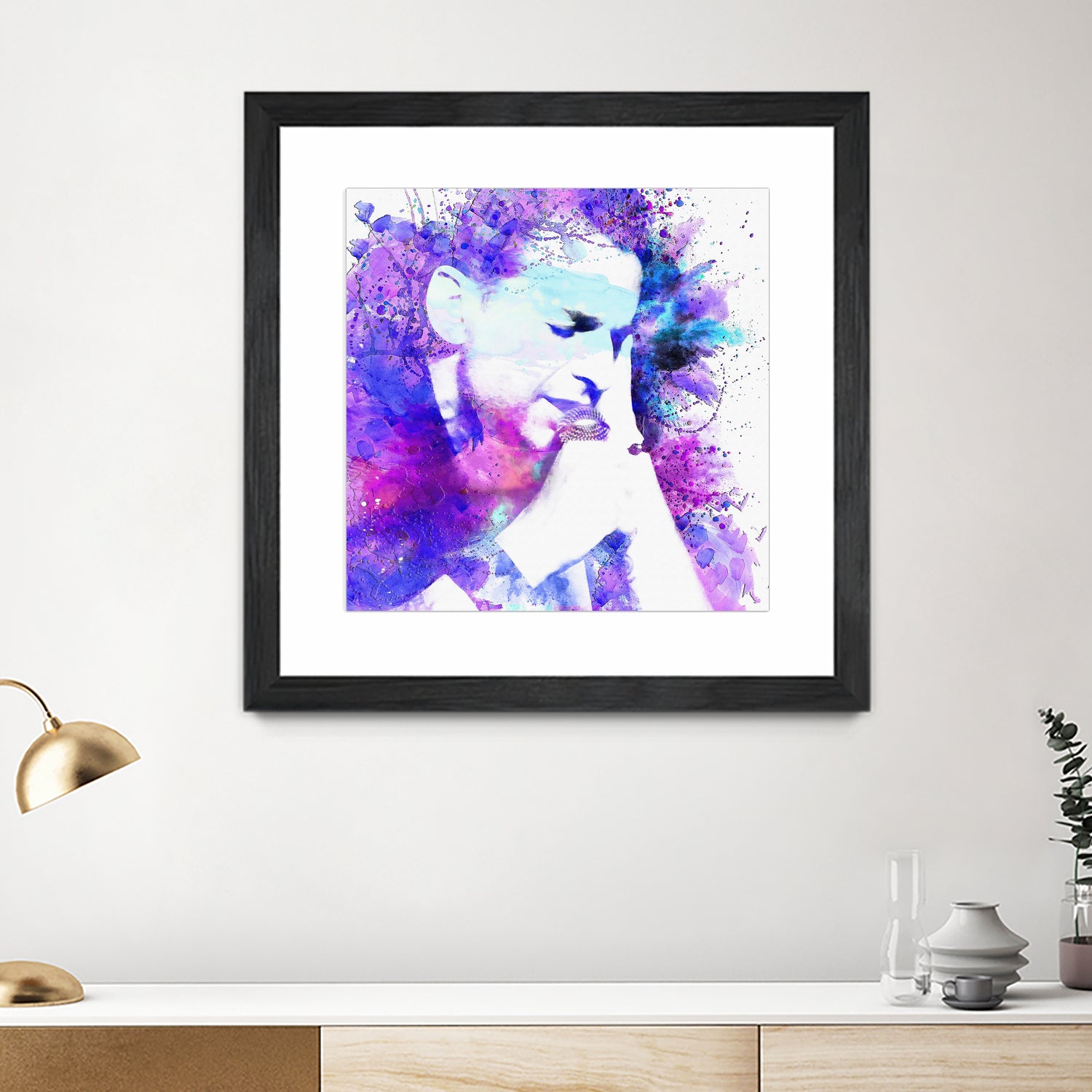 Dave Gahan by DARIA GRACHEVA on GIANT ART - fuchsia digital painting