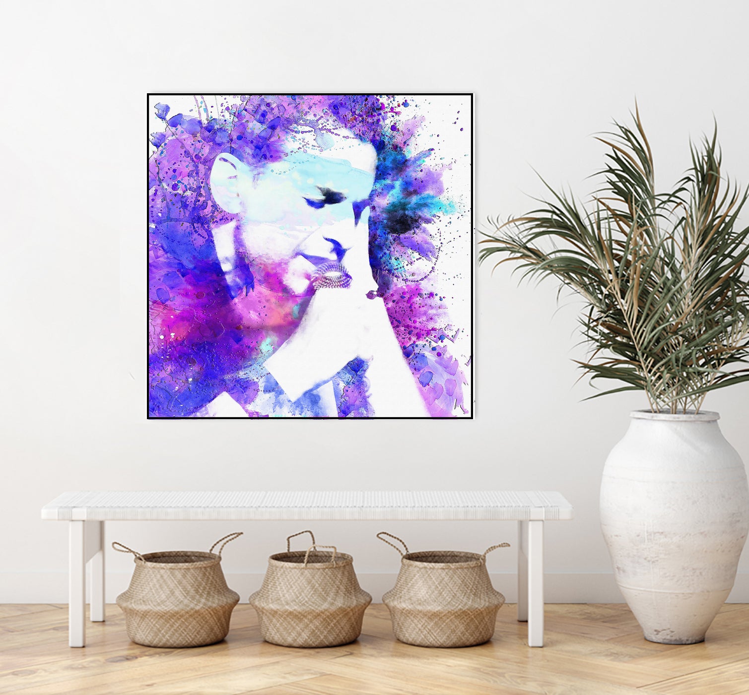 Dave Gahan by DARIA GRACHEVA on GIANT ART - fuchsia digital painting