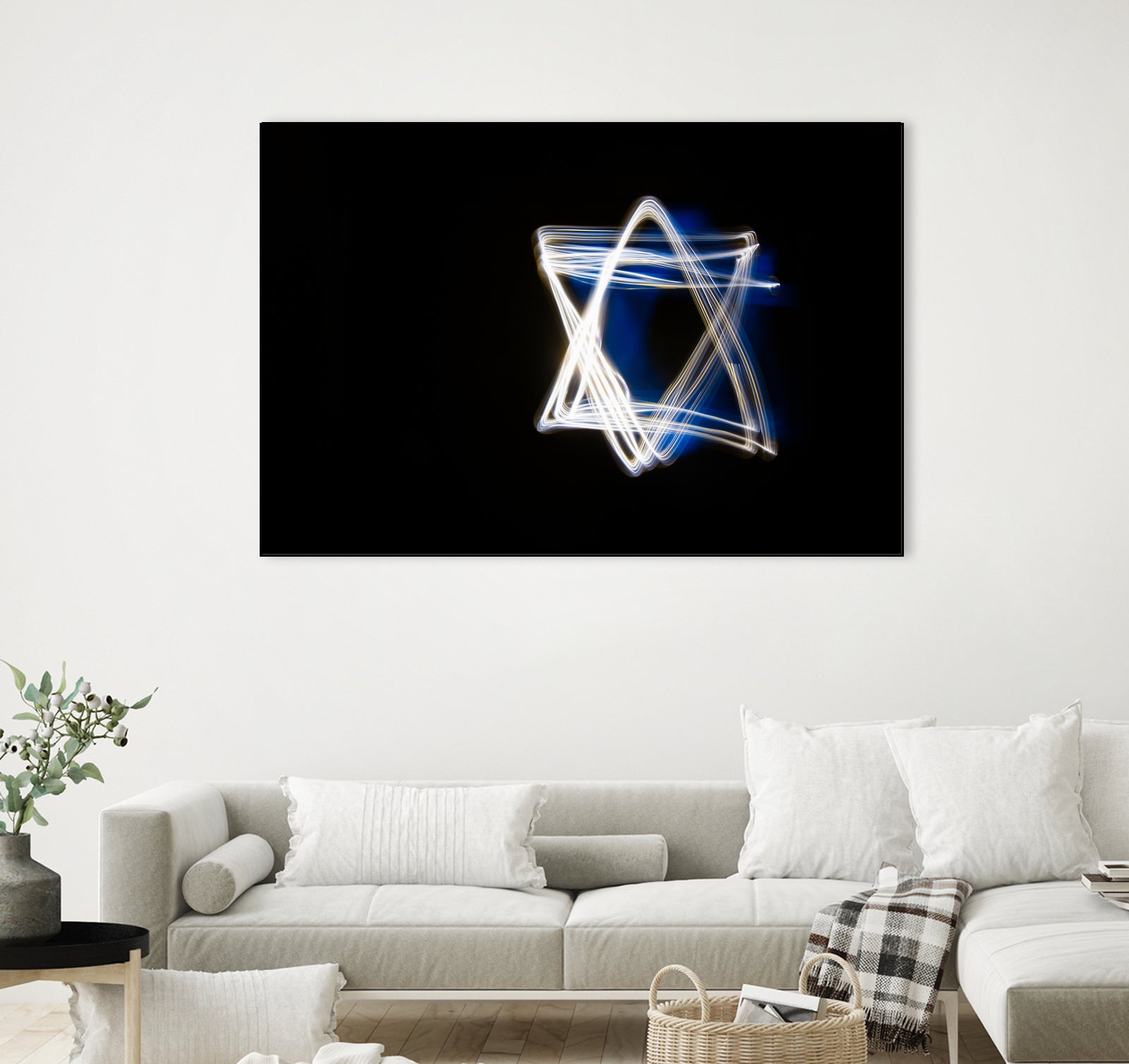 Shield of David by Maor Winetrob on GIANT ART - blue processing/programming