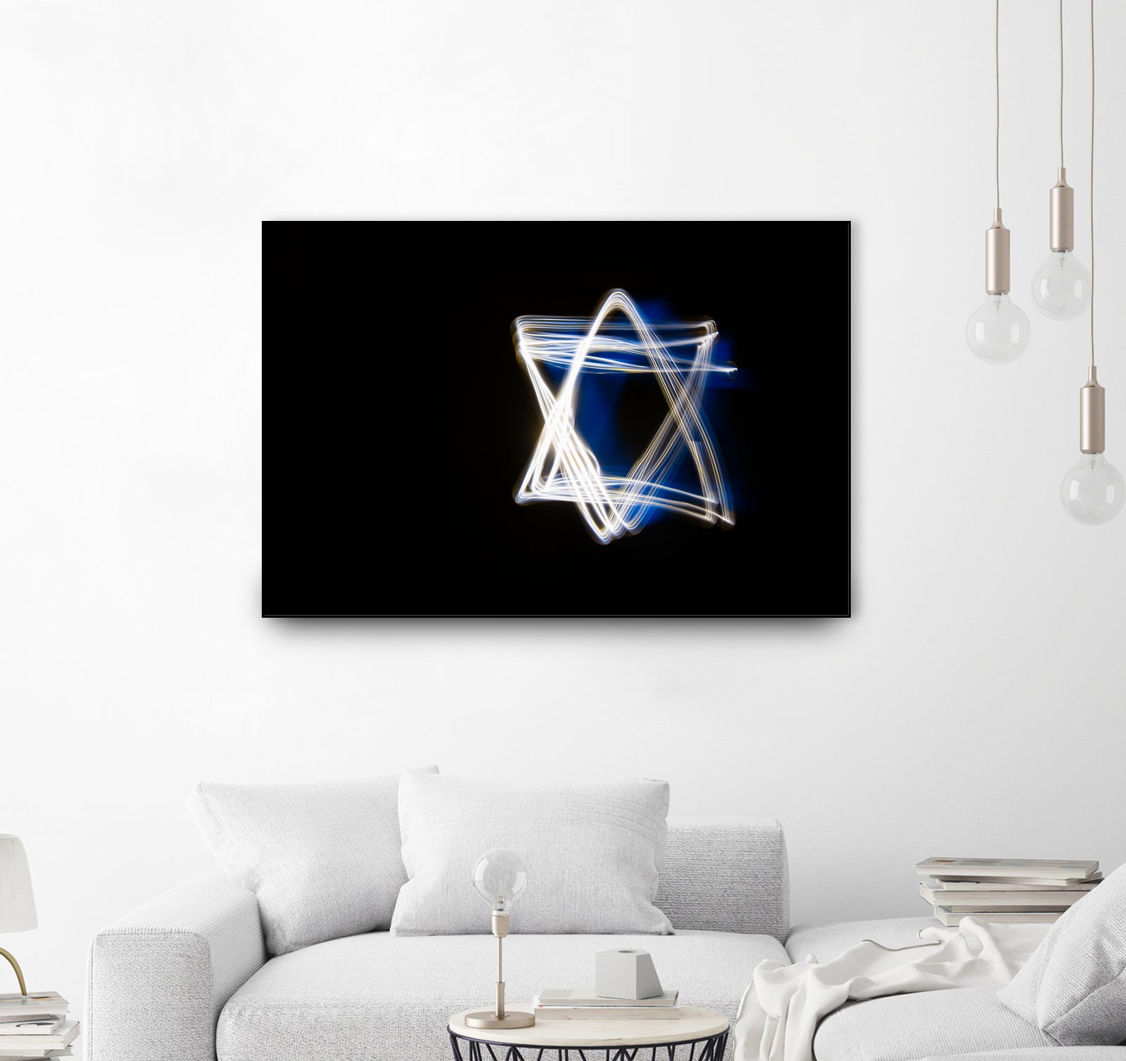 Shield of David by Maor Winetrob on GIANT ART - blue processing/programming