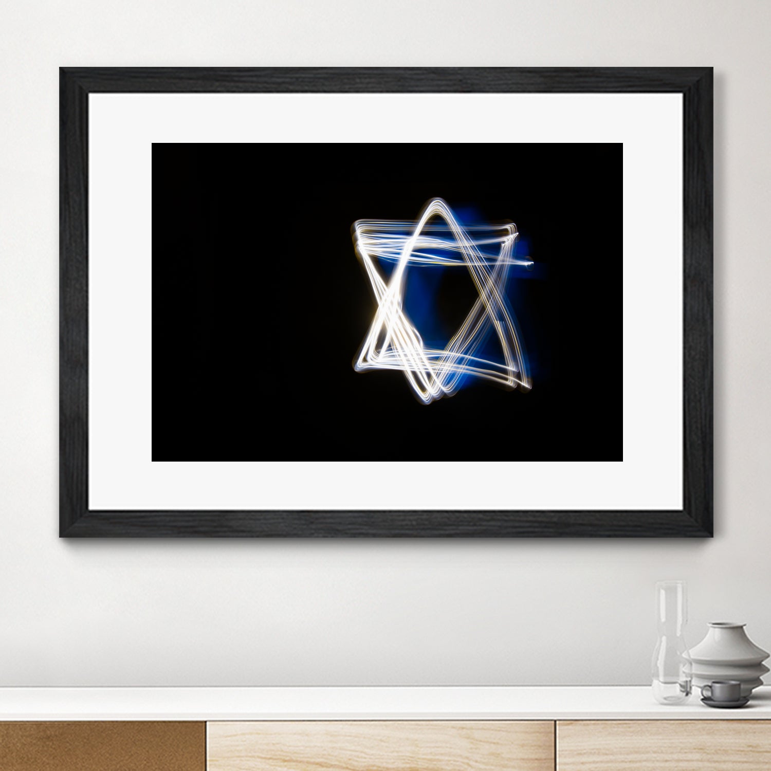 Shield of David by Maor Winetrob on GIANT ART - blue processing/programming