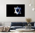 Shield of David by Maor Winetrob on GIANT ART - blue processing/programming