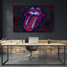 Rolling Sweet Mouth by Christian Velazquez on GIANT ART - pink digital painting