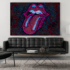 Rolling Sweet Mouth by Christian Velazquez on GIANT ART - pink digital painting