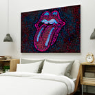 Rolling Sweet Mouth by Christian Velazquez on GIANT ART - pink digital painting