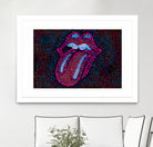 Rolling Sweet Mouth by Christian Velazquez on GIANT ART - pink digital painting