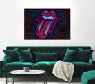 Rolling Sweet Mouth by Christian Velazquez on GIANT ART - pink digital painting