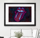 Rolling Sweet Mouth by Christian Velazquez on GIANT ART - pink digital painting