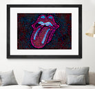 Rolling Sweet Mouth by Christian Velazquez on GIANT ART - pink digital painting