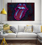 Rolling Sweet Mouth by Christian Velazquez on GIANT ART - pink digital painting