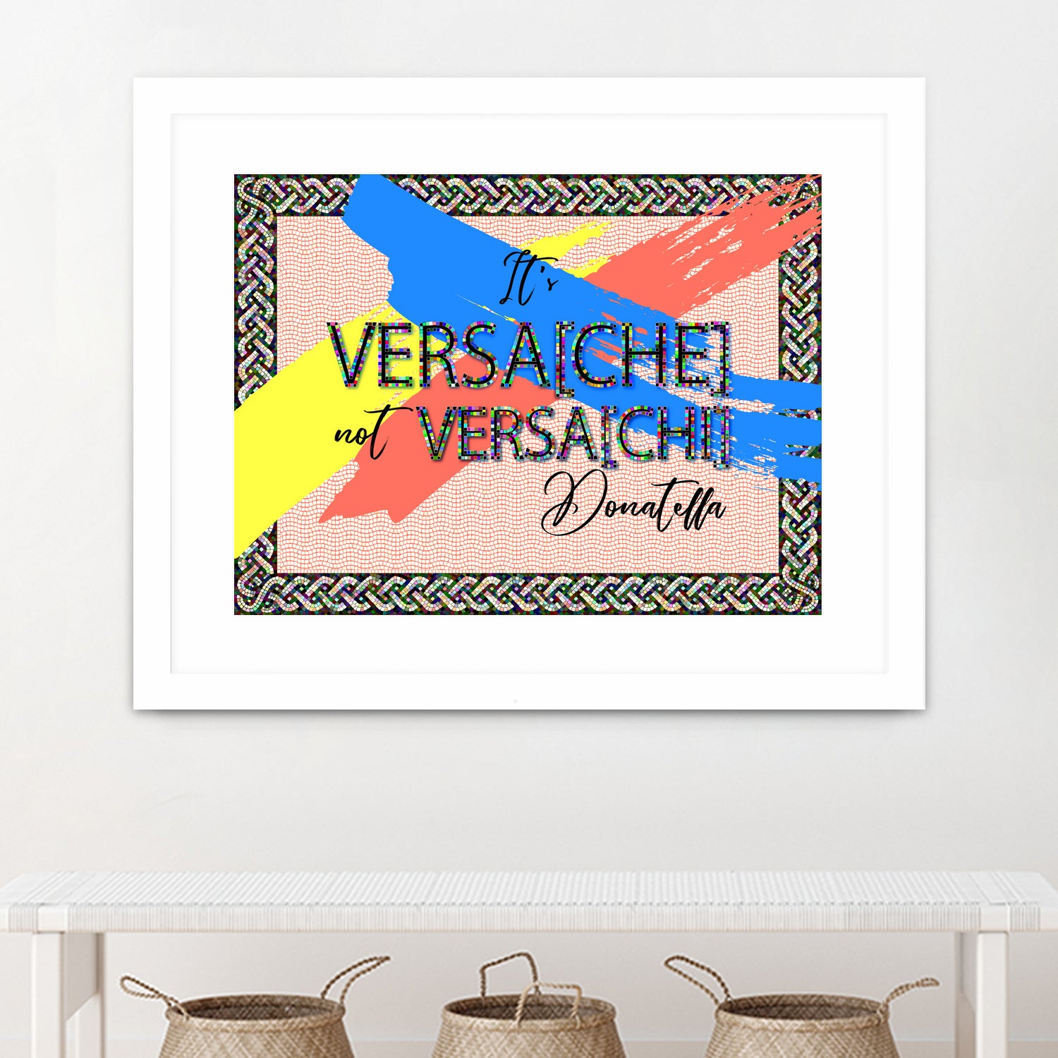 It's Versace not Versaci by Oksana Pinchuk on GIANT ART - orange digital painting