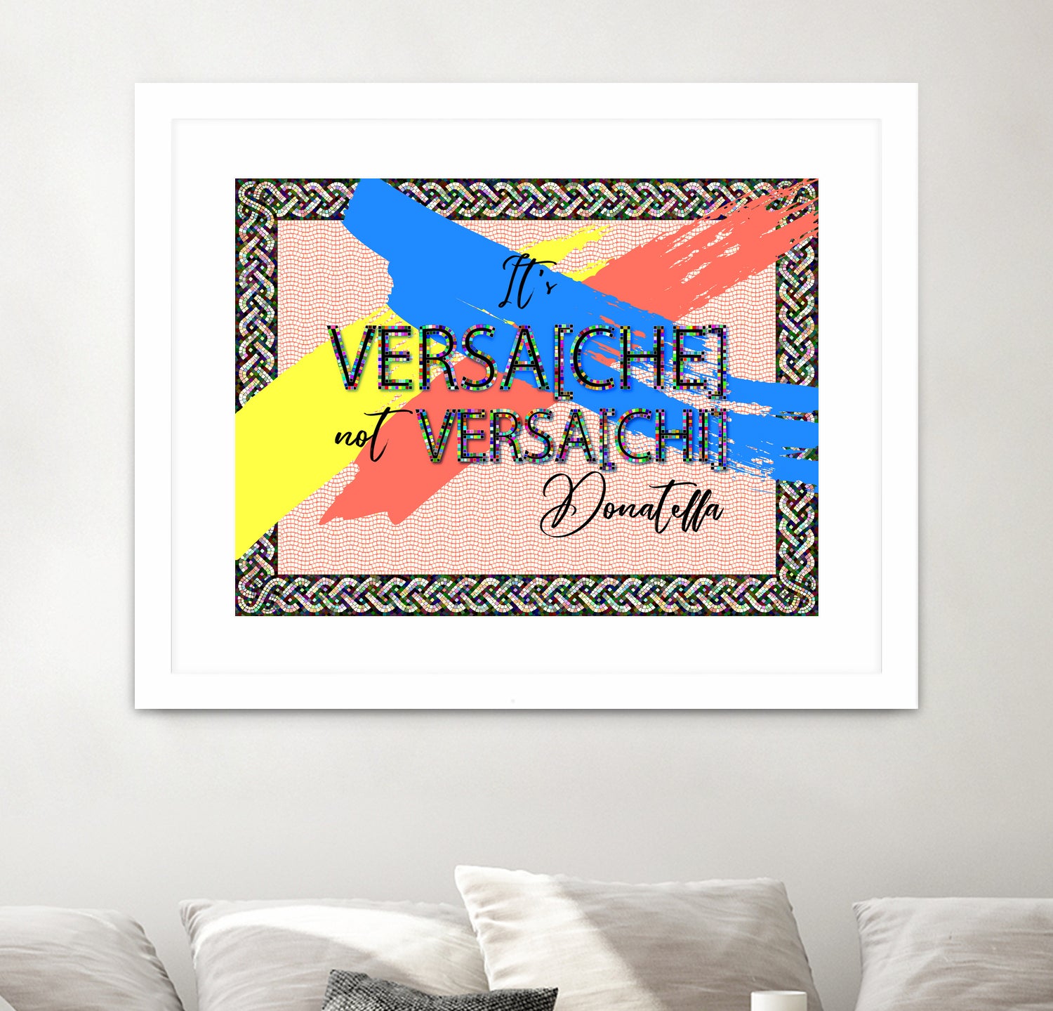 It's Versace not Versaci by Oksana Pinchuk on GIANT ART - orange digital painting