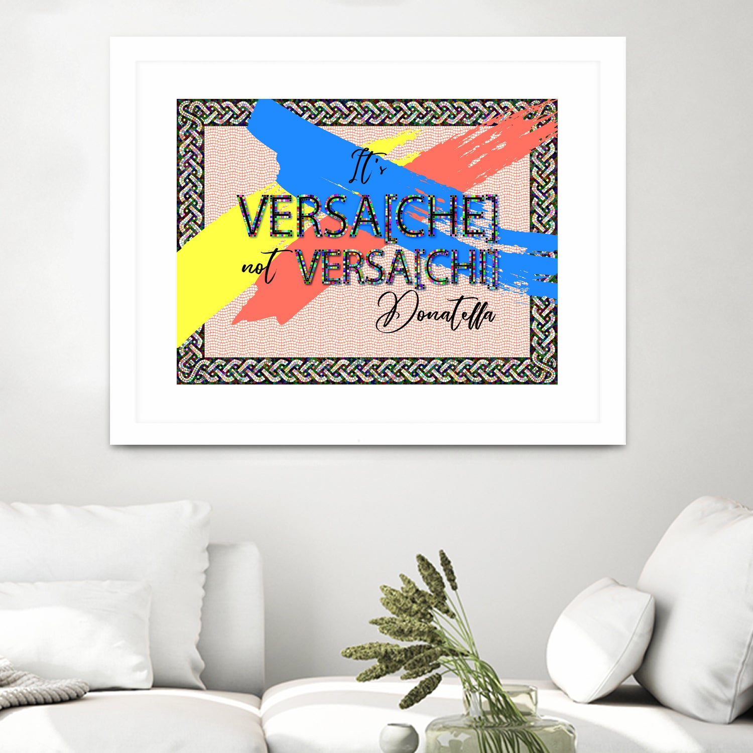 It's Versace not Versaci by Oksana Pinchuk on GIANT ART - orange digital painting