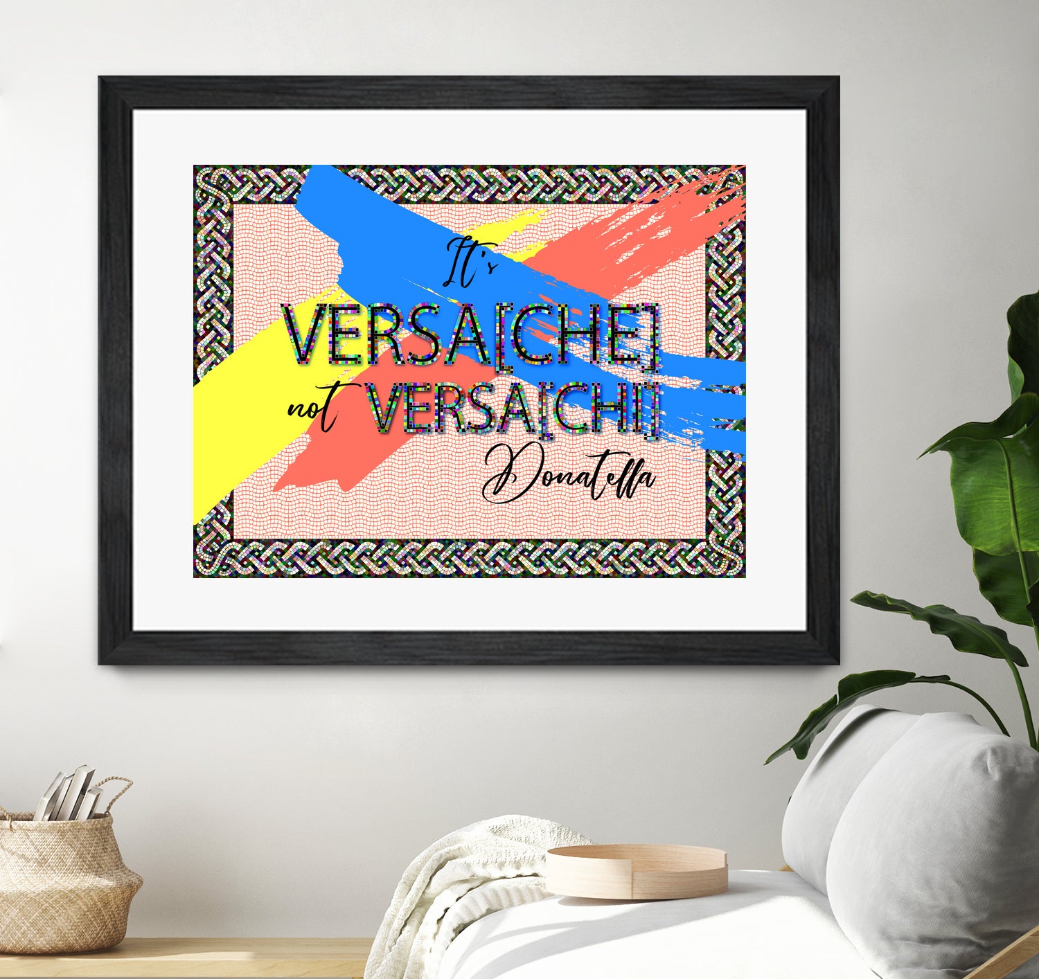 It's Versace not Versaci by Oksana Pinchuk on GIANT ART - orange digital painting