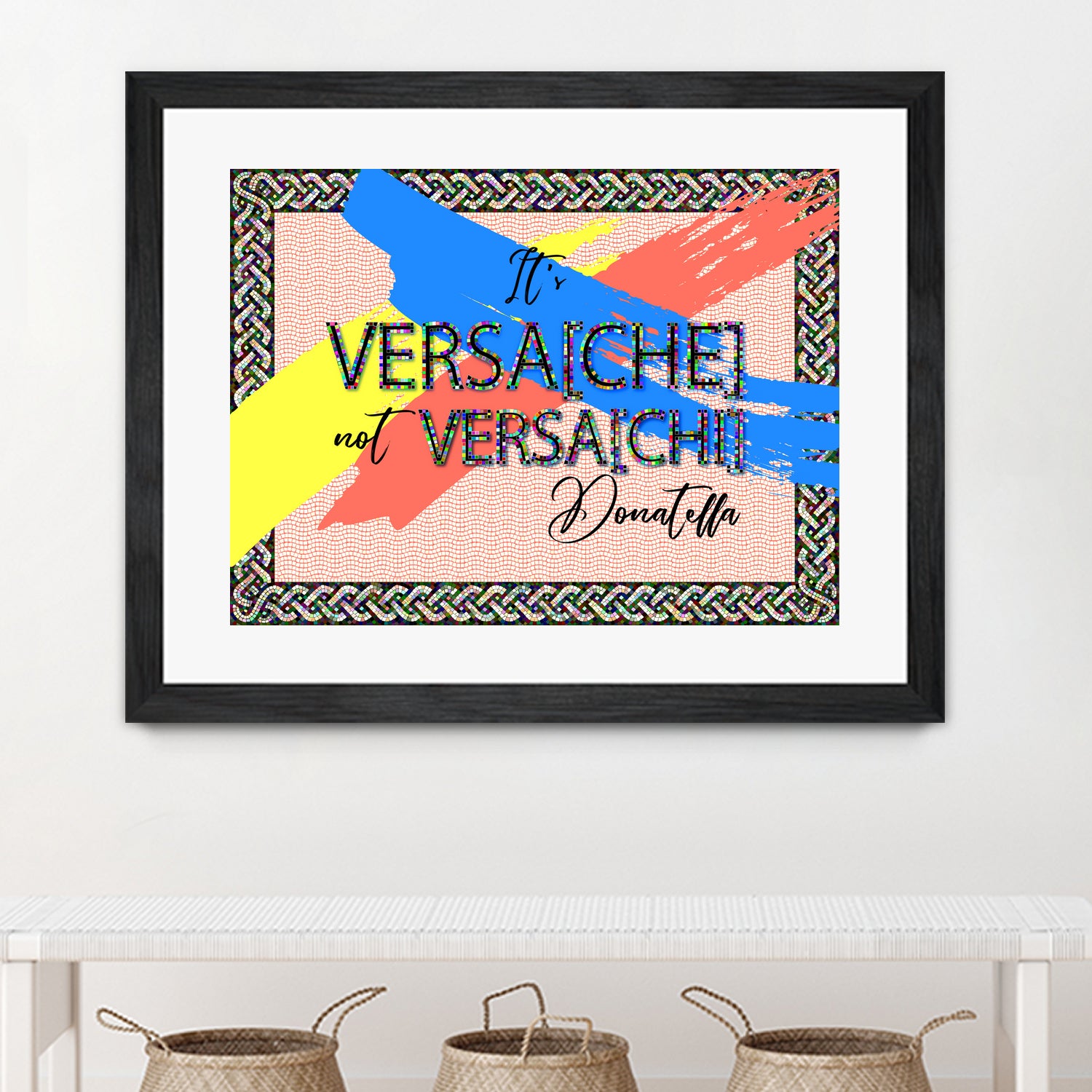 It's Versace not Versaci by Oksana Pinchuk on GIANT ART - orange digital painting