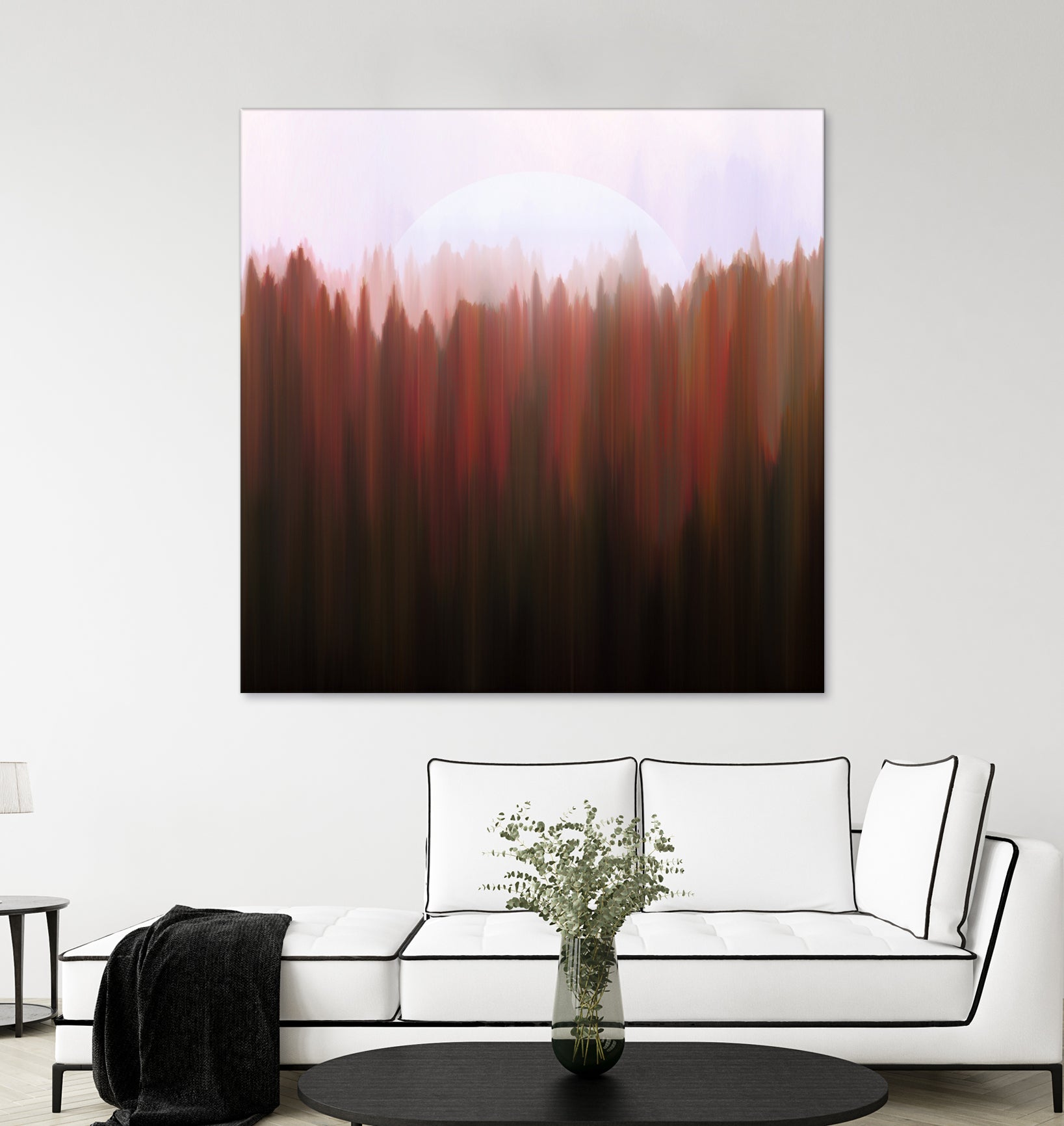 Forest Moon by Robin Willems on GIANT ART - red digital painting