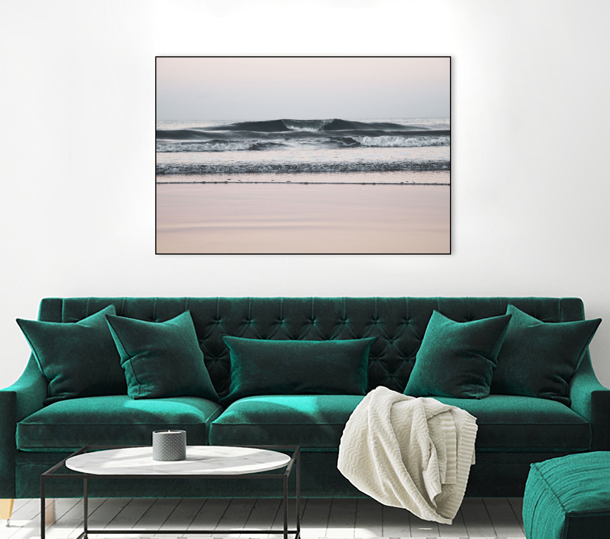 Atlantic Ocean Dream Waves 5 by Anitas Bellas Art on GIANT ART - coastal