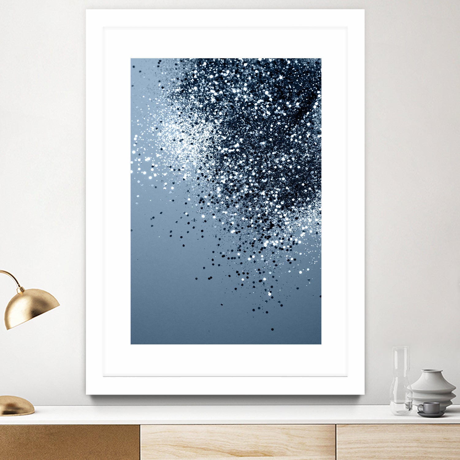 Sparkling Blue Lady Glitter #2 #shiny #decor #art by Anita & Bella Jantz on GIANT ART - blue photo manipulation