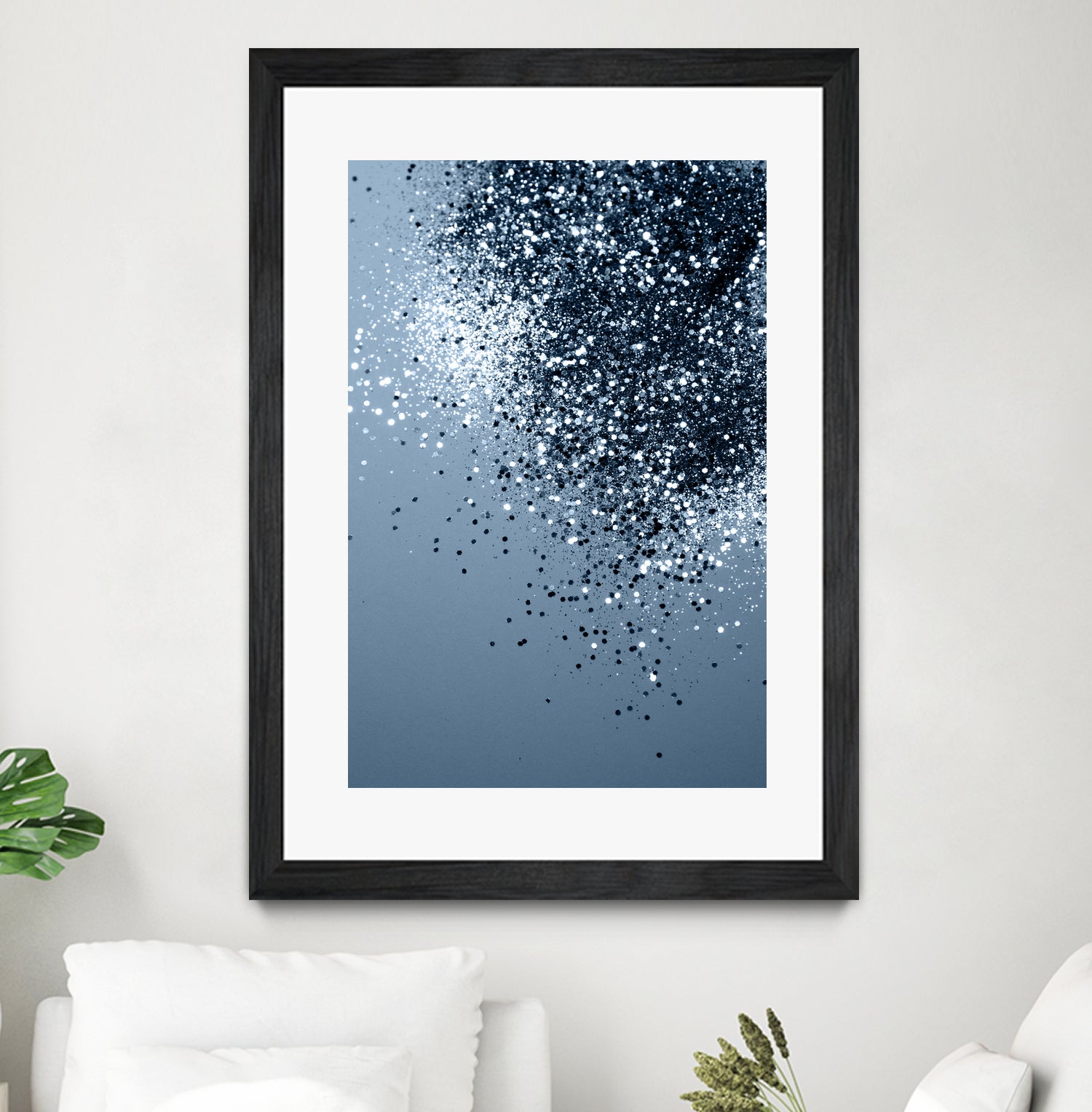 Sparkling Blue Lady Glitter #2 #shiny #decor #art by Anita & Bella Jantz on GIANT ART - blue photo manipulation