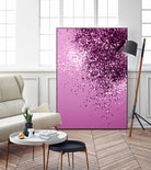 Sparkling Pink Lady Glitter #1 #shiny #decor #art by Anita & Bella Jantz on GIANT ART - pink photo manipulation