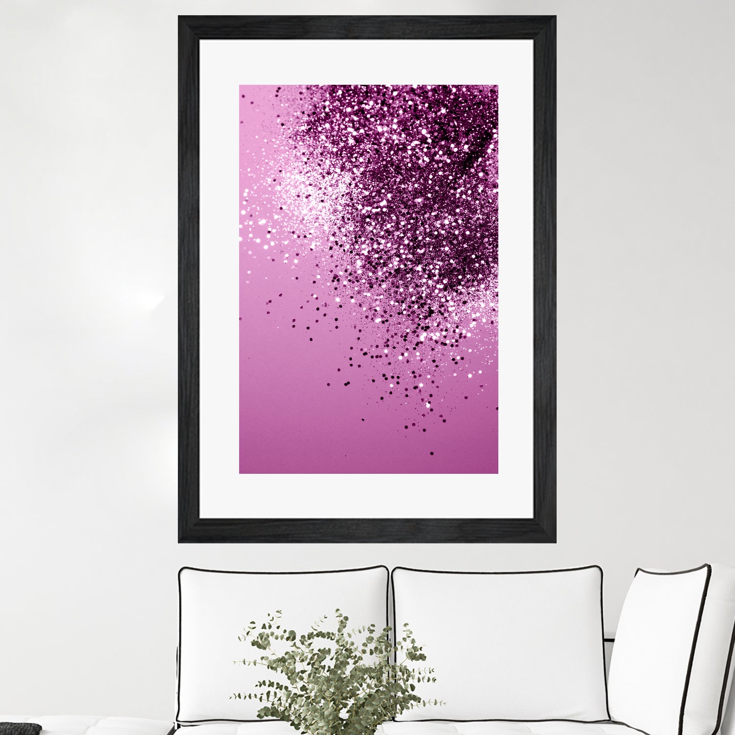 Sparkling Pink Lady Glitter #1 #shiny #decor #art by Anita & Bella Jantz on GIANT ART - pink photo manipulation