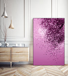 Sparkling Pink Lady Glitter #1 #shiny #decor #art by Anita & Bella Jantz on GIANT ART - pink photo manipulation