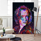 PoP Dana Scully by Alessandro Pautasso on GIANT ART - black digital painting