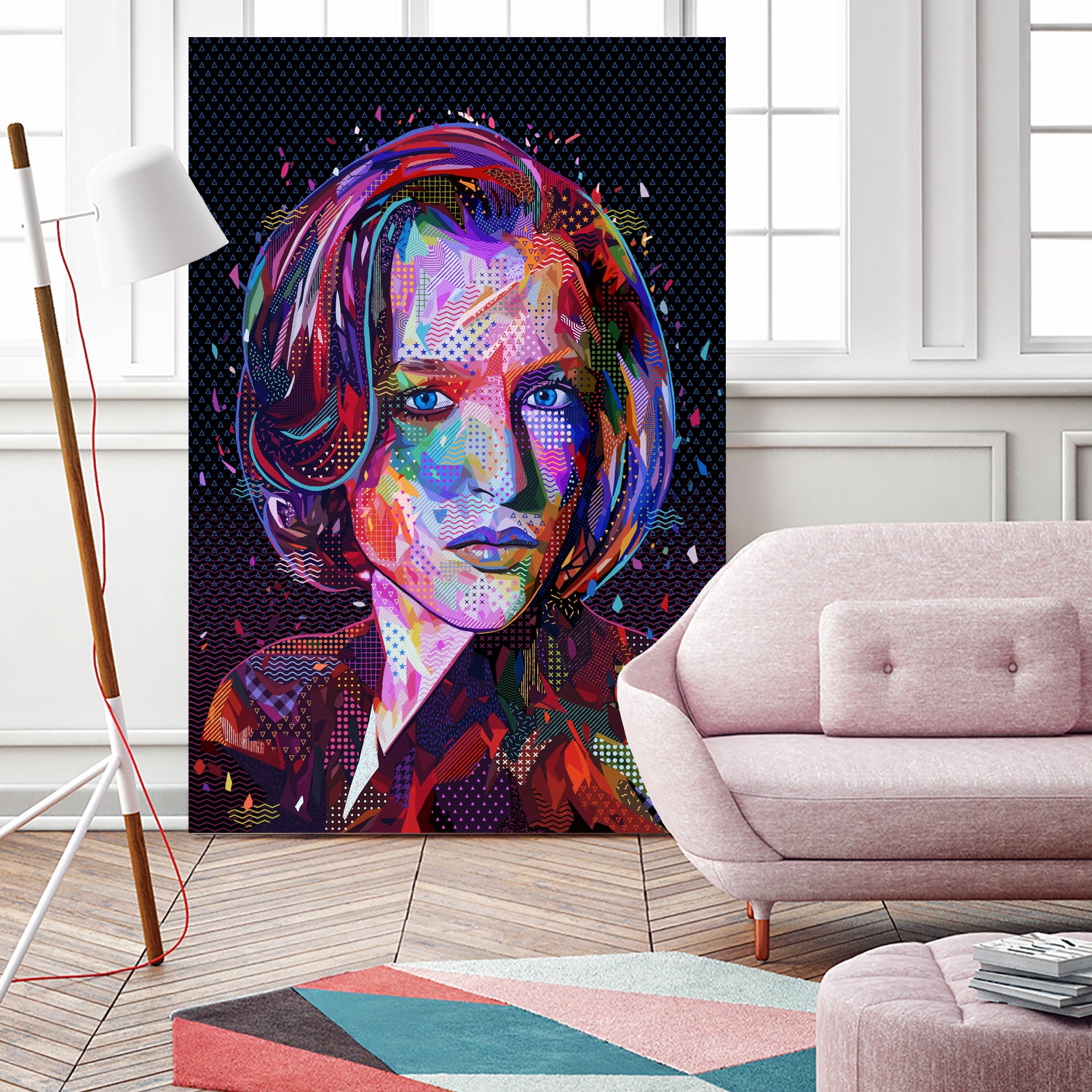 PoP Dana Scully by Alessandro Pautasso on GIANT ART - black digital painting