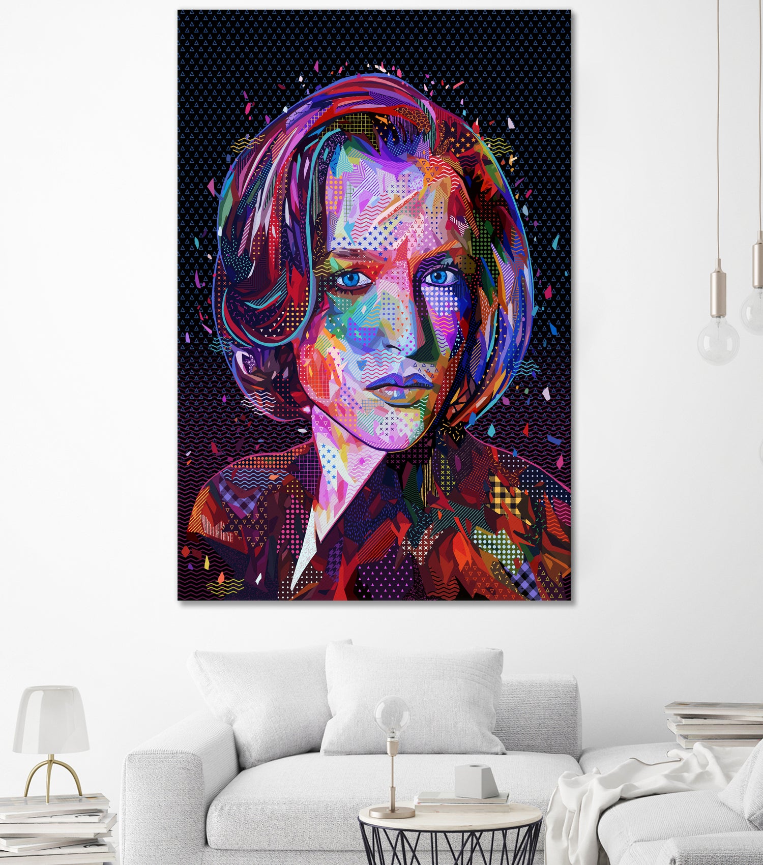 PoP Dana Scully by Alessandro Pautasso on GIANT ART - black digital painting