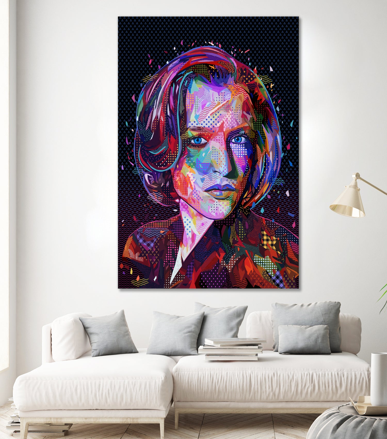 PoP Dana Scully by Alessandro Pautasso on GIANT ART - black digital painting