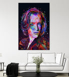 PoP Dana Scully by Alessandro Pautasso on GIANT ART - black digital painting