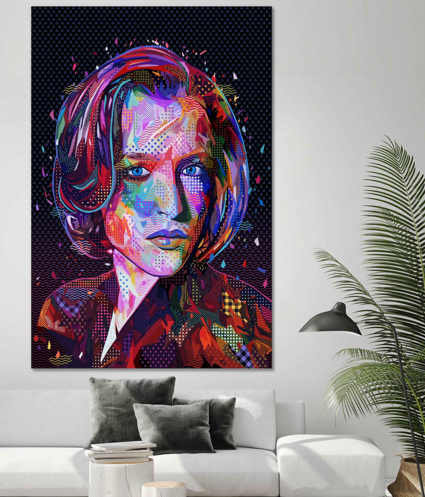 PoP Dana Scully by Alessandro Pautasso on GIANT ART - black digital painting