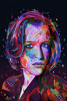 PoP Dana Scully by Alessandro Pautasso on GIANT ART - black digital painting