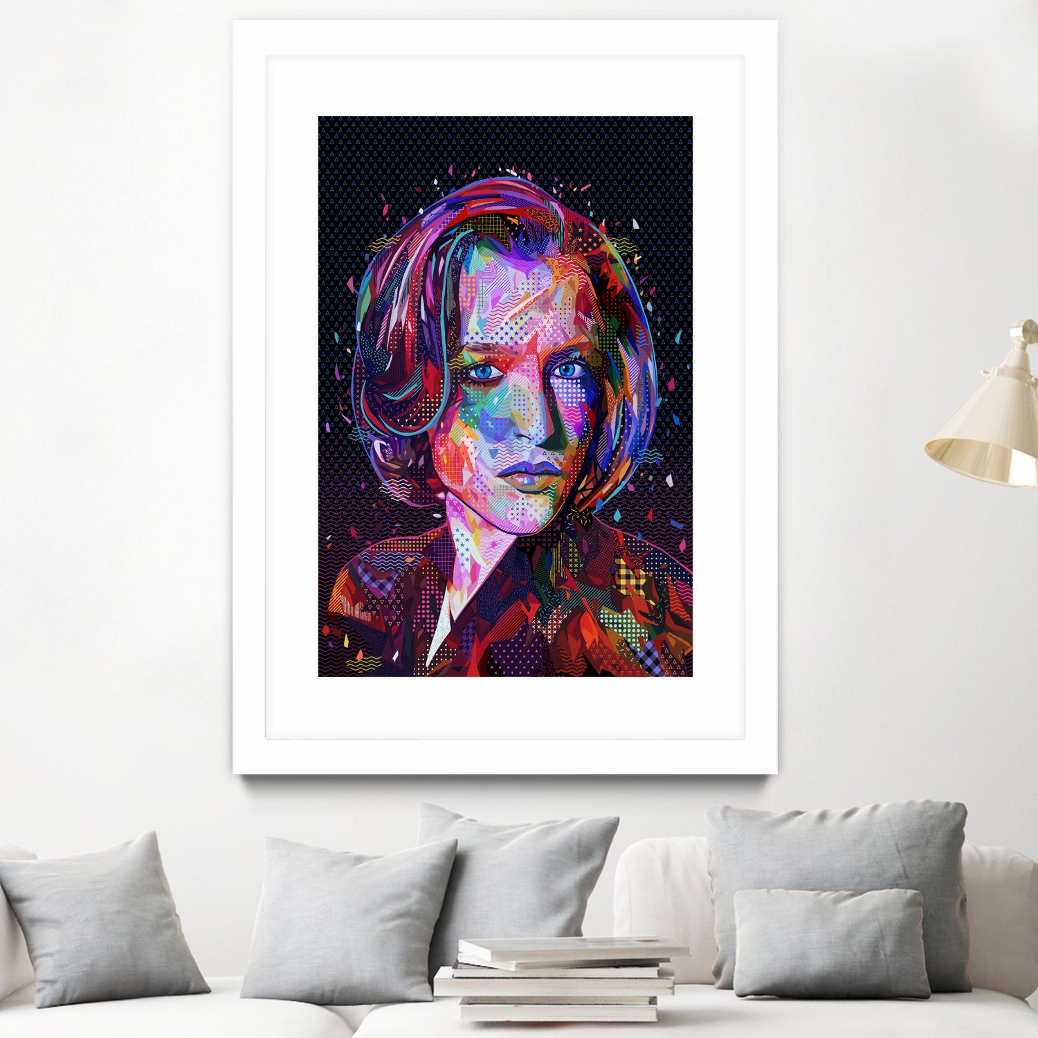 PoP Dana Scully by Alessandro Pautasso on GIANT ART - black digital painting