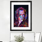 PoP Dana Scully by Alessandro Pautasso on GIANT ART - black digital painting