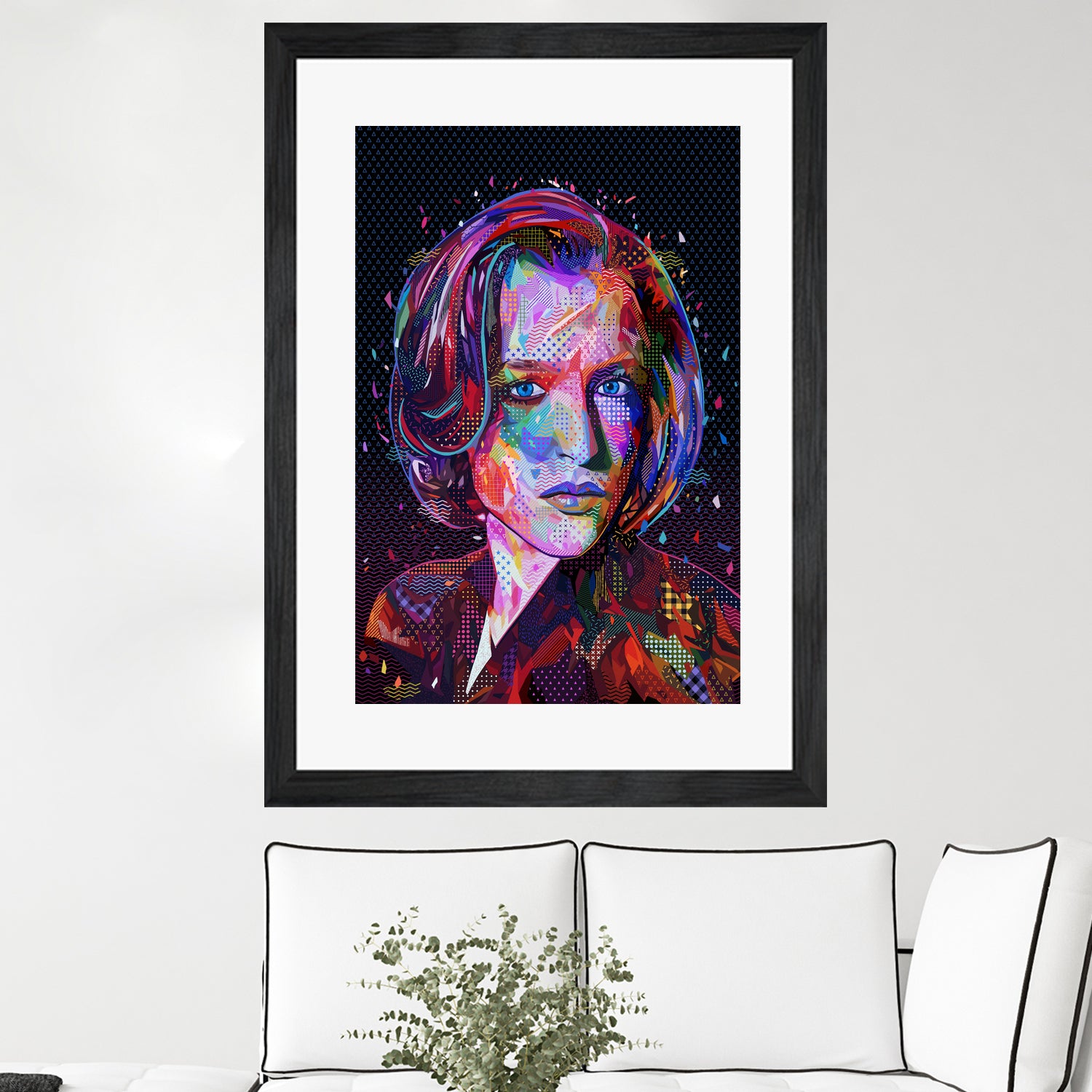 PoP Dana Scully by Alessandro Pautasso on GIANT ART - black digital painting