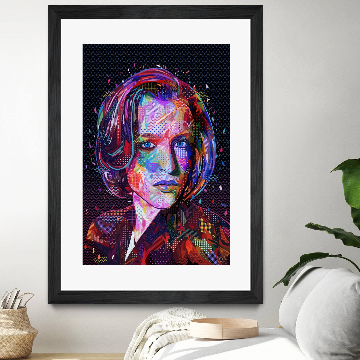 PoP Dana Scully by Alessandro Pautasso on GIANT ART - black digital painting