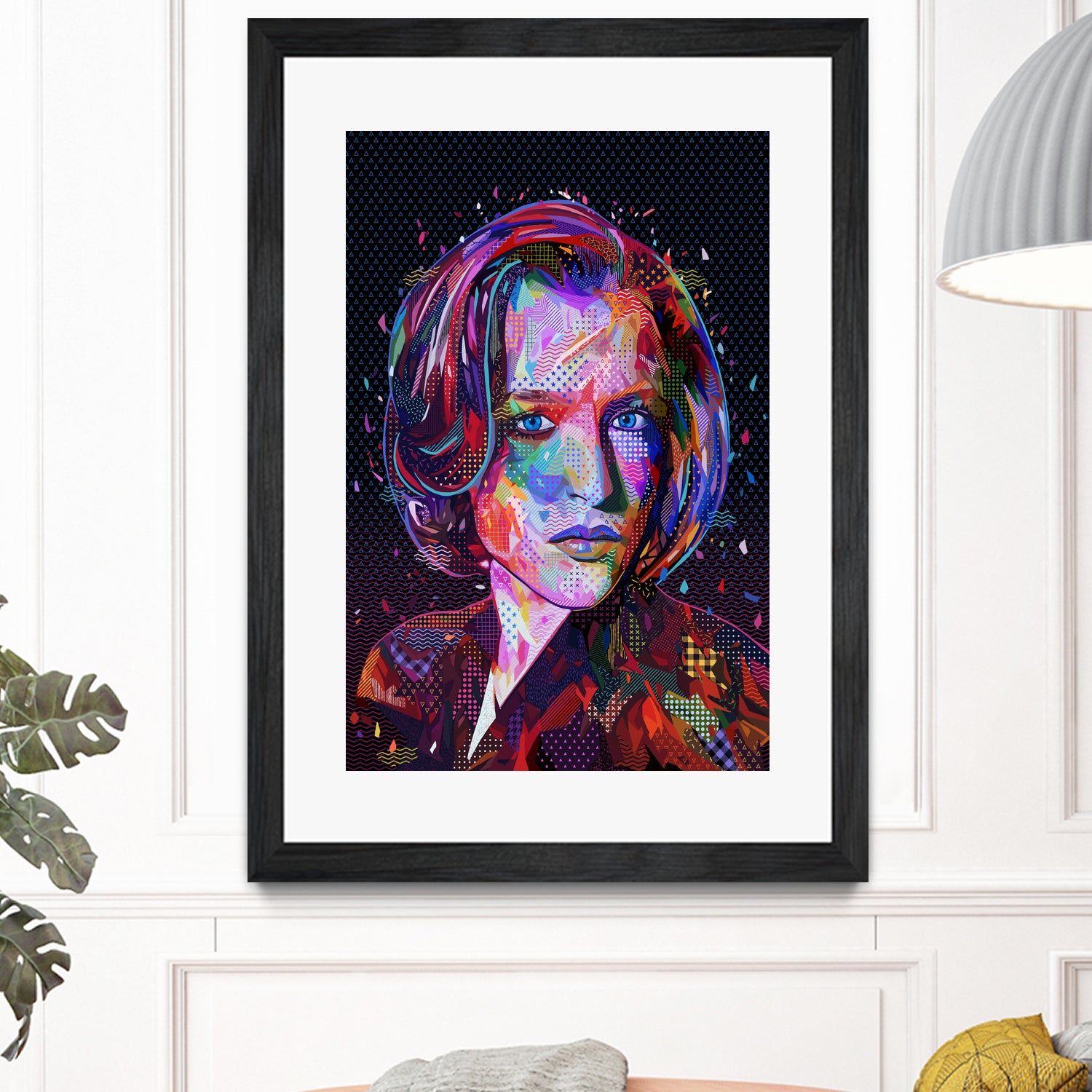 PoP Dana Scully by Alessandro Pautasso on GIANT ART - black digital painting