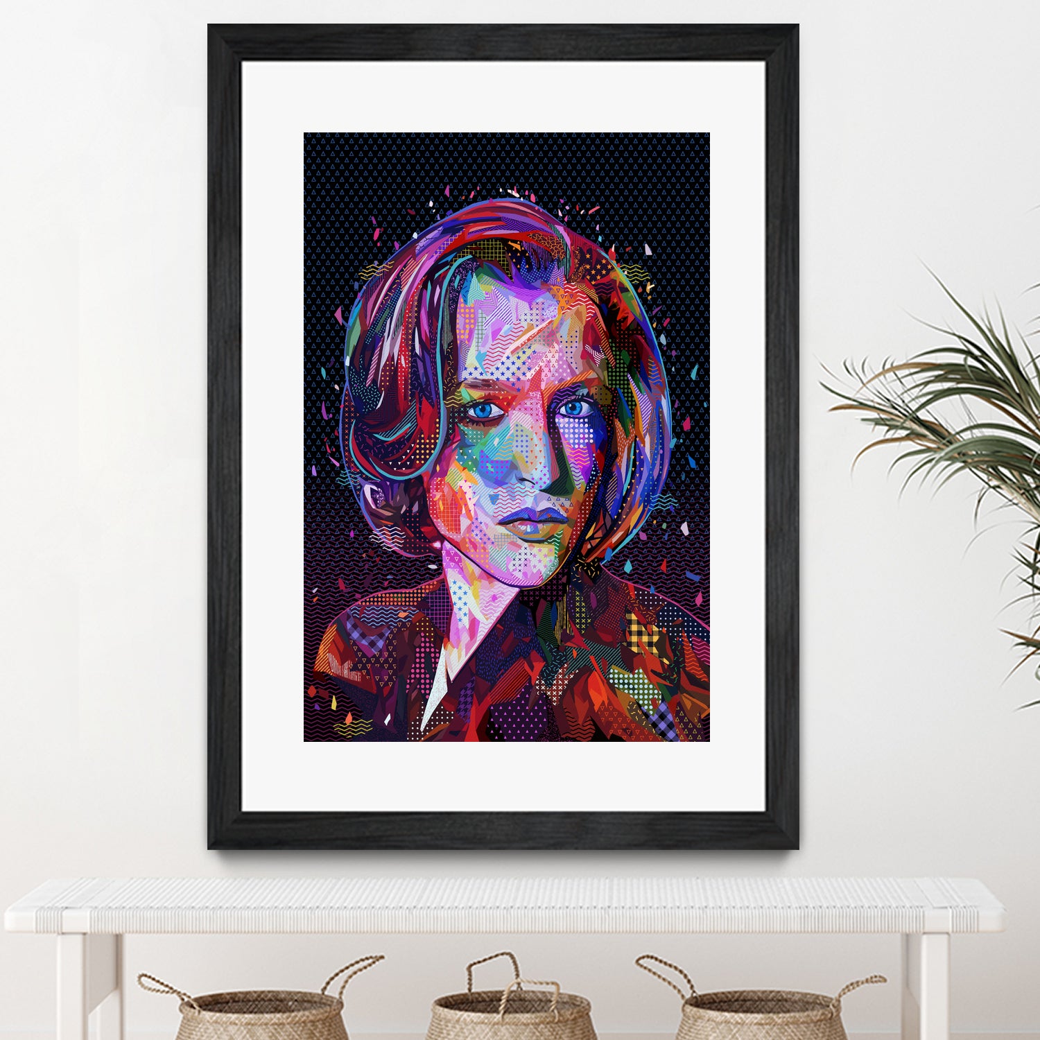 PoP Dana Scully by Alessandro Pautasso on GIANT ART - black digital painting