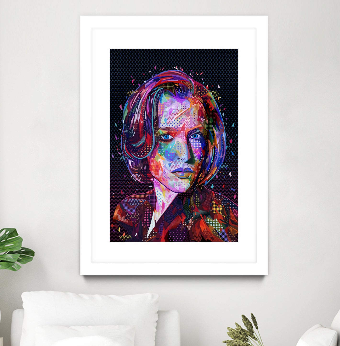 PoP Dana Scully by Alessandro Pautasso on GIANT ART - black digital painting