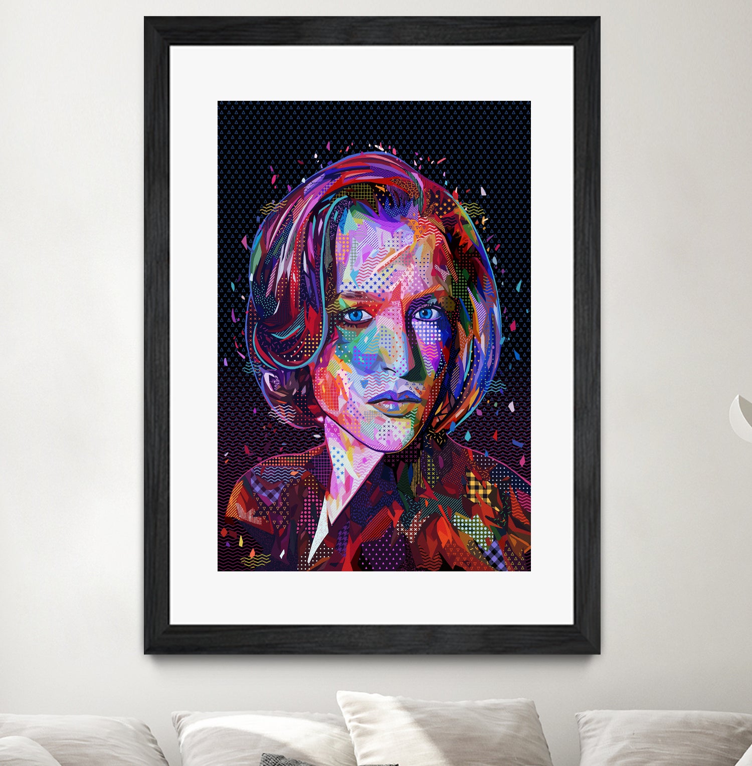 PoP Dana Scully by Alessandro Pautasso on GIANT ART - black digital painting