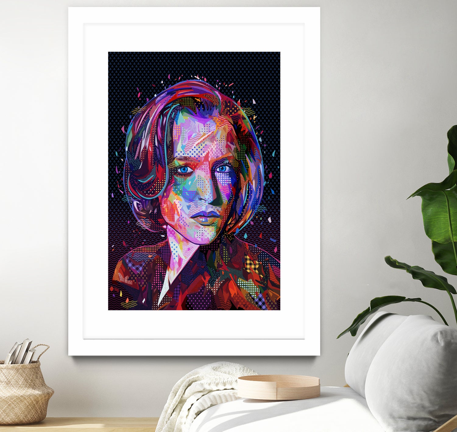 PoP Dana Scully by Alessandro Pautasso on GIANT ART - black digital painting