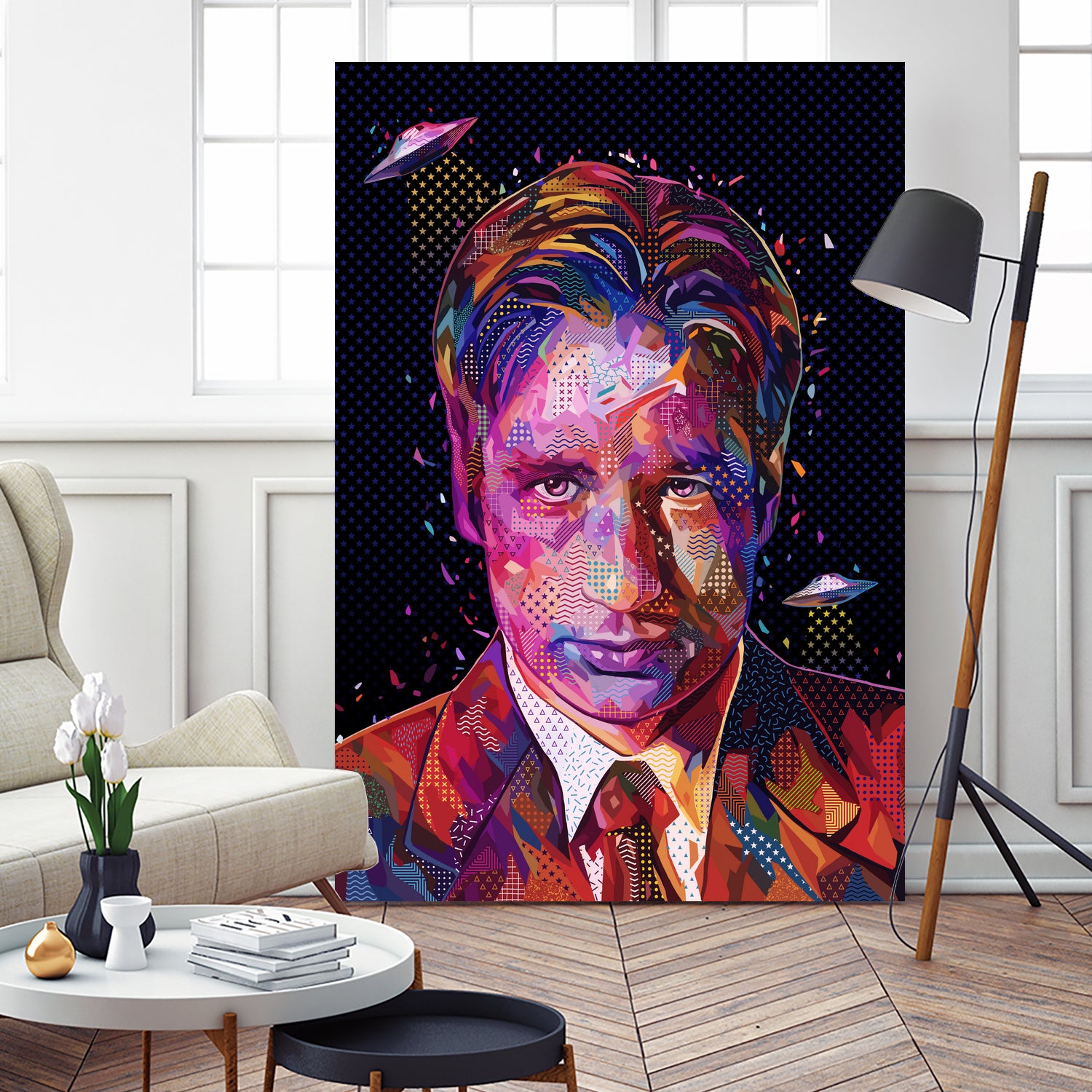 PoP Fox Mulder by Alessandro Pautasso on GIANT ART - black digital painting