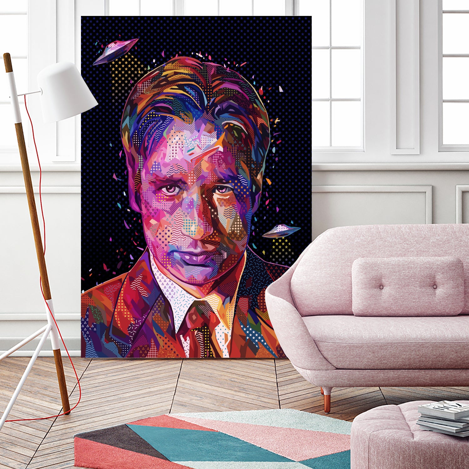 PoP Fox Mulder by Alessandro Pautasso on GIANT ART - black digital painting