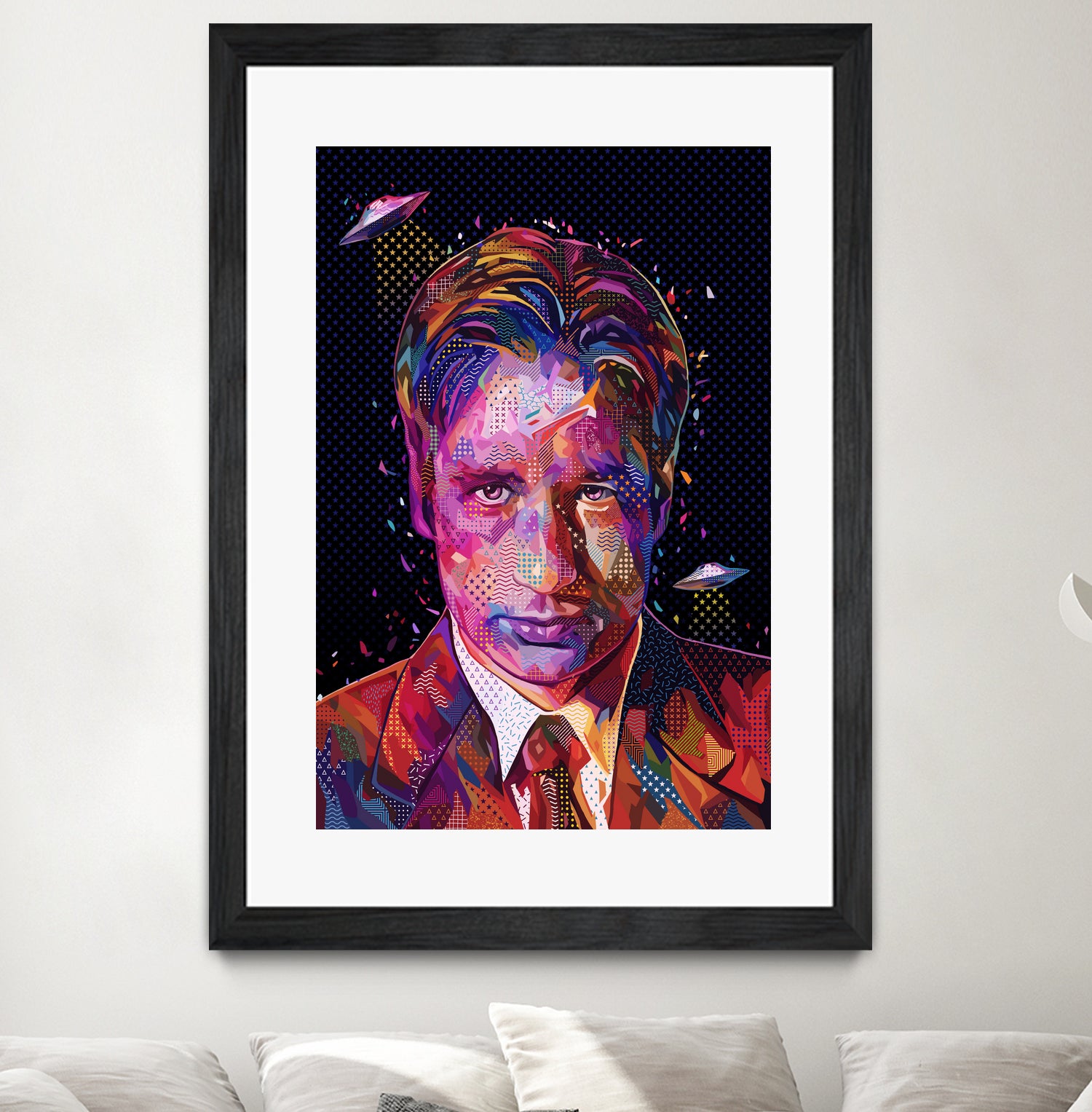 PoP Fox Mulder by Alessandro Pautasso on GIANT ART - black digital painting