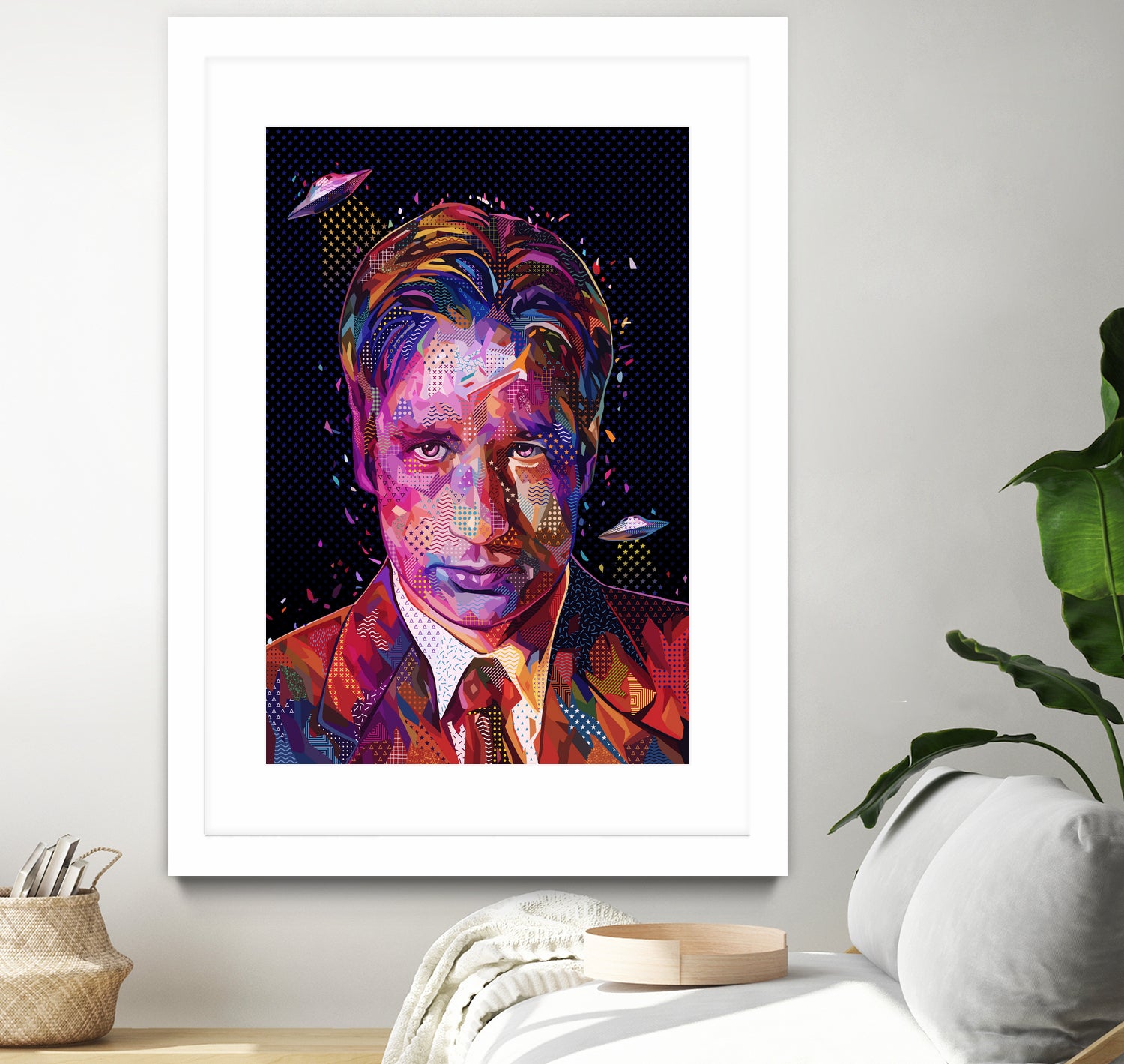 PoP Fox Mulder by Alessandro Pautasso on GIANT ART - black digital painting