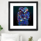 Pop Daft Punk by Alessandro Pautasso on GIANT ART - black digital painting