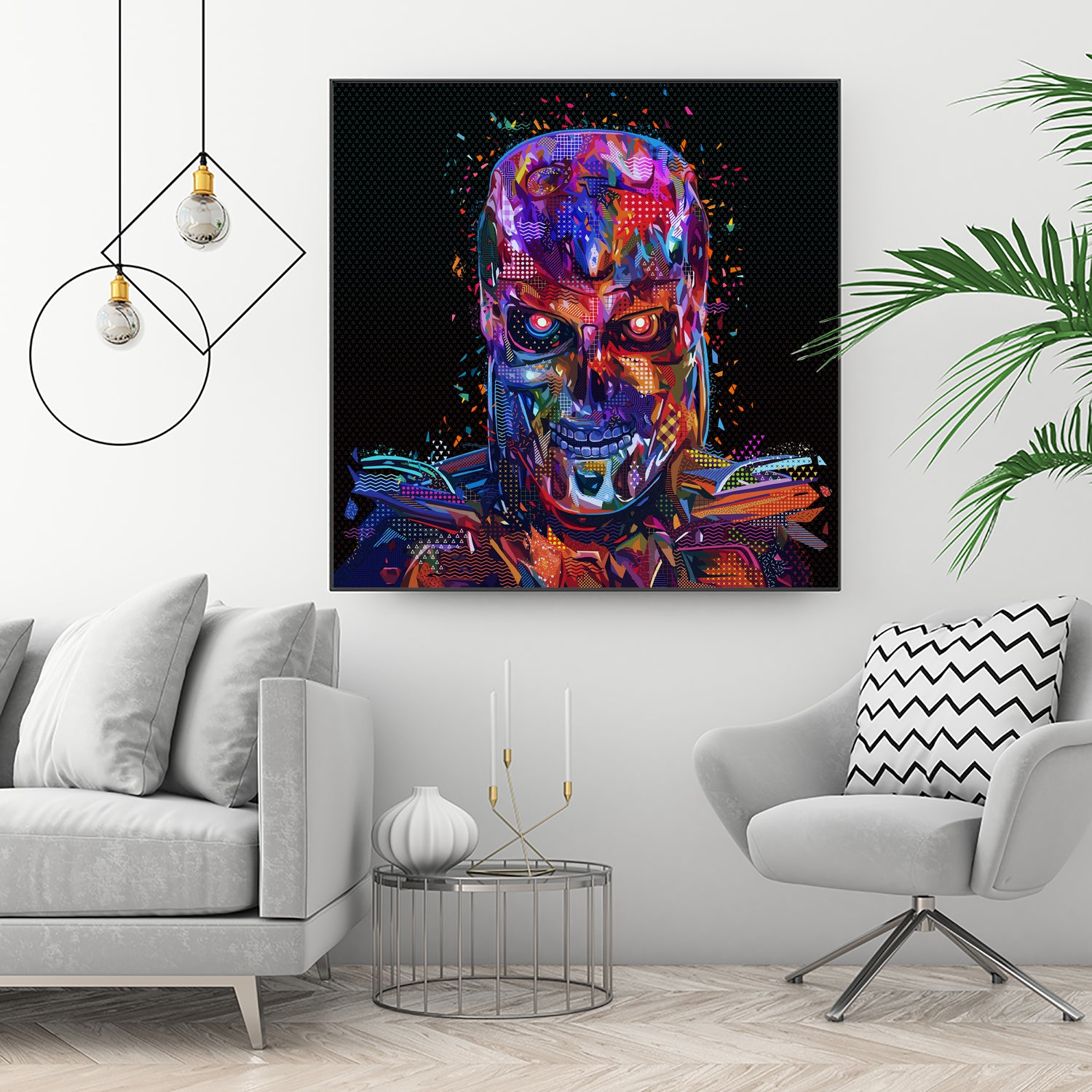 Pop Terminator by Alessandro Pautasso on GIANT ART - black digital painting