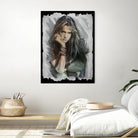 Sebastian Bach - Skid Row by Claudio Tosi on GIANT ART - blue digital painting