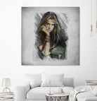 Sebastian Bach - Skid Row by Claudio Tosi on GIANT ART - blue digital painting